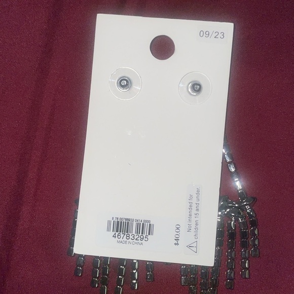 Express Rhinestone Embellished Chandelier Drop Earrings - Picture 8 of 14